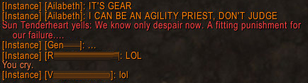 DON'T JUDGE Agility.  It'll be the new priest tanking spec in WoD.